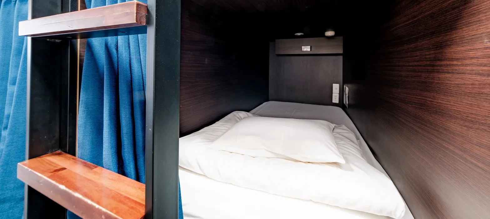 Hostel JAZ dormitory room near Ueno Station