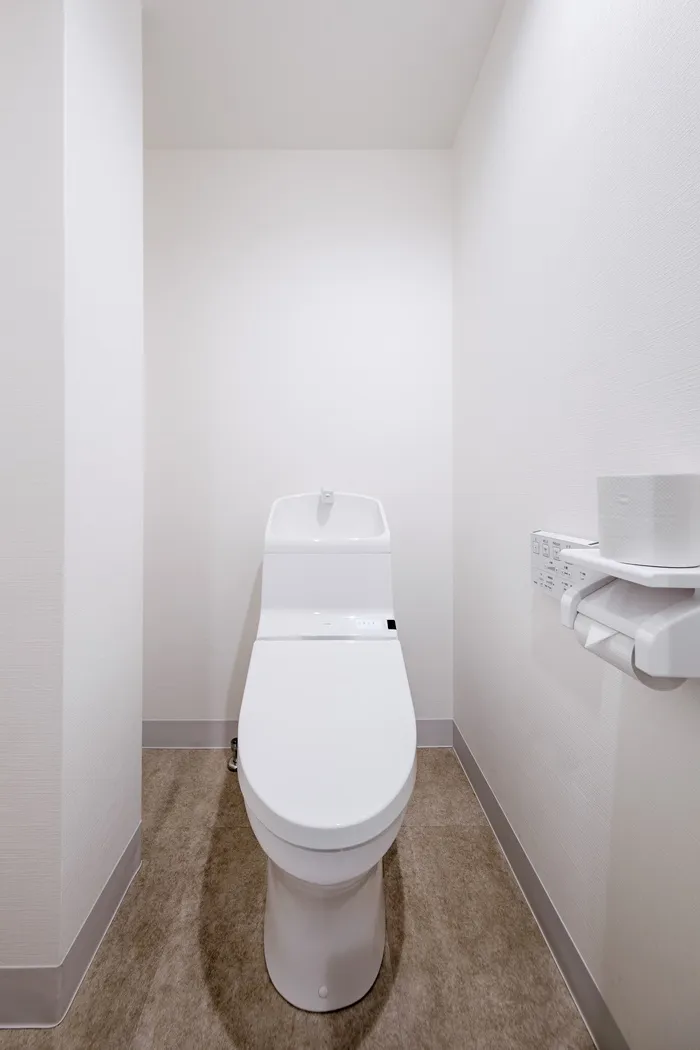 Clean toilet on each floor at Hostel JAZ Ueno
