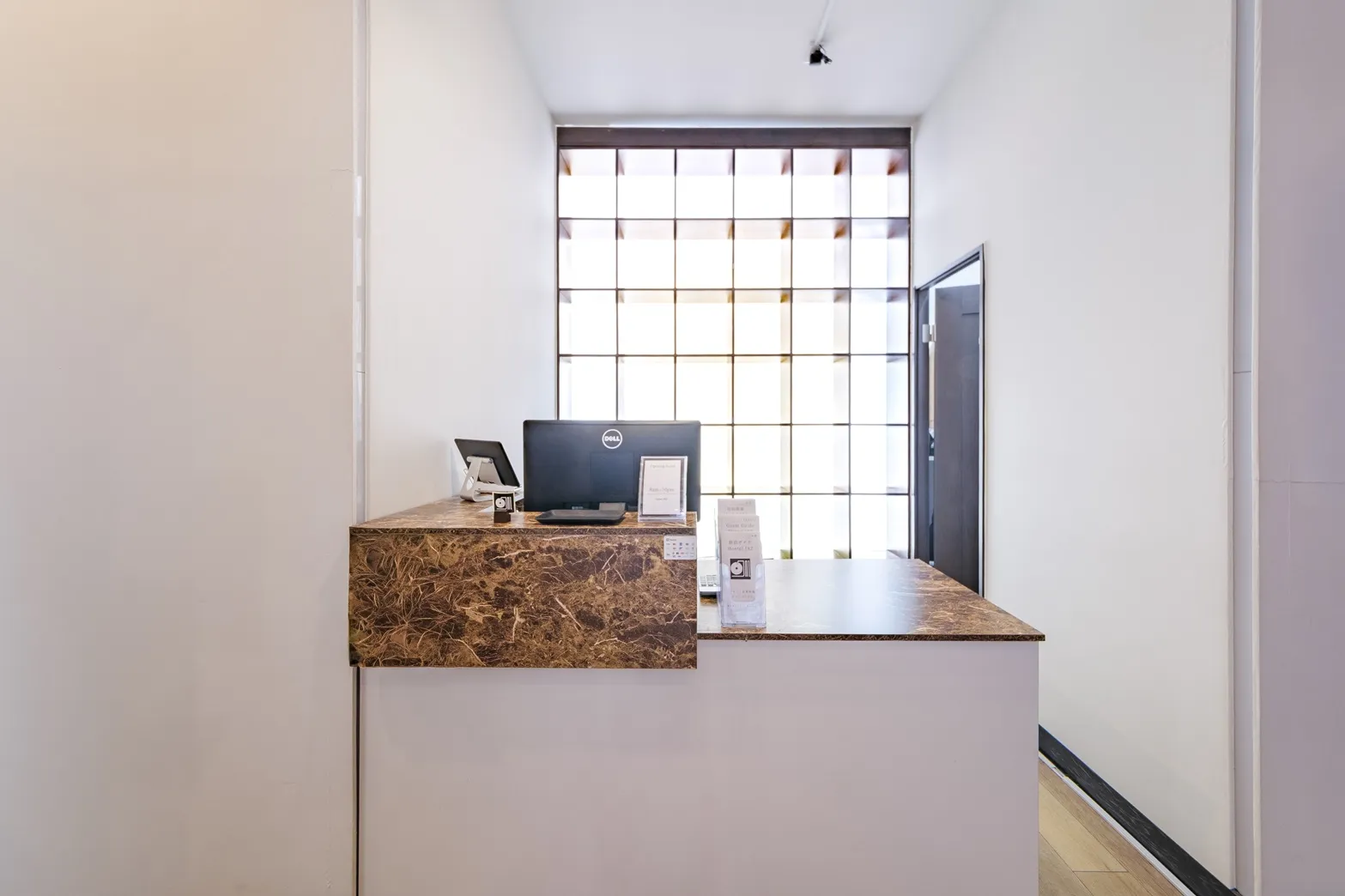 Reception desk at Hostel JAZ Ueno Tokyo