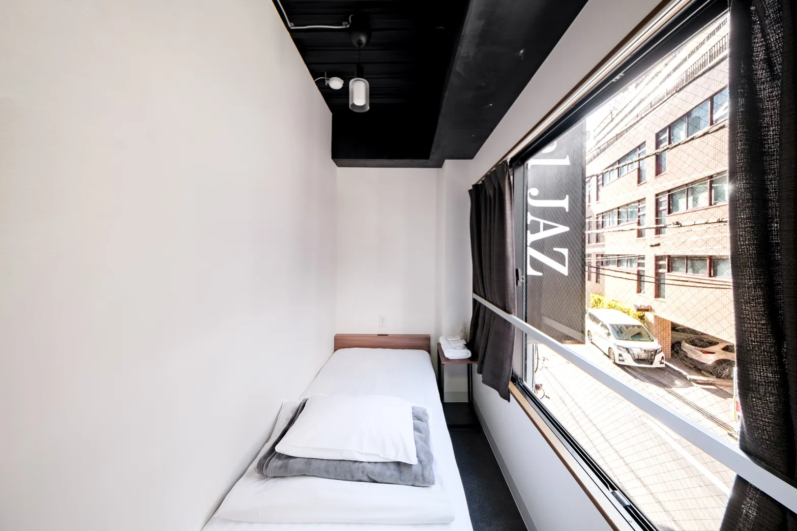 Private room with street view window at Hostel JAZ Ueno Tokyo