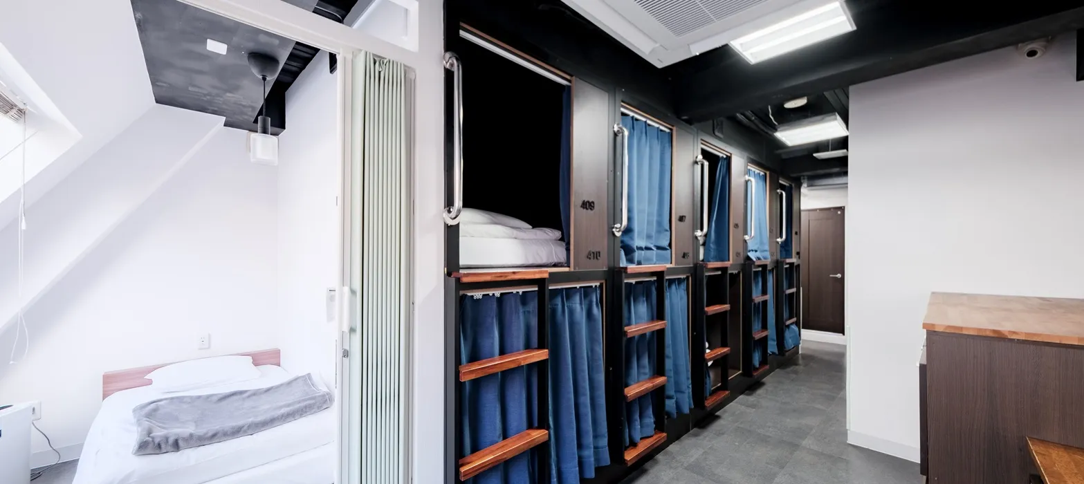 Hostel JAZ lounge and common area with free WiFi